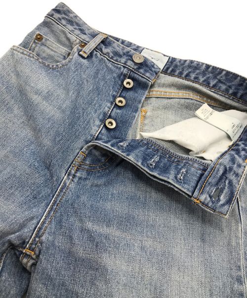 UNGRID（アングリッド）UNGRID (アングリッド) ハイウエストルーズストレートデニム インディゴ サイズ:24の古着・服飾アイテム