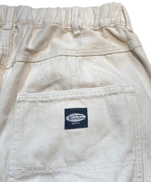 Manastash（マナスタッシュ）Manastash (マナスタッシュ) JOURNAL STANDARD (ジャーナルスタンダード) 別注 HEMP PAINTER PANTS ホワイト サイズ:XLの古着・服飾アイテム