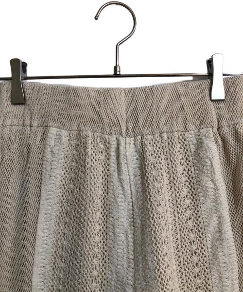 Eaphi（エフィ）Eaphi (エフィ) cotton lace patchwork pants/ コットンレースパッチワークパンツ ecru サイズ:2の古着・服飾アイテム