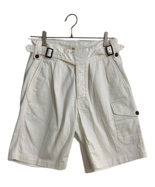 G.T.A（ジーティーアー）G.T.A (ジーティーアー) GHURKA SHORT/グルカ ショーツ ホワイト サイズ:44の古着・服飾アイテム