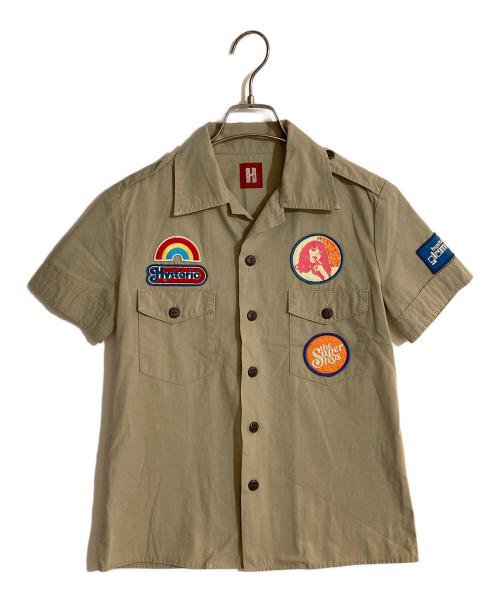 hysterics（ヒステリックス）hysterics (ヒステリックス) ボーイスカウトワッペンシャツ ベージュ サイズ:FREEの古着・服飾アイテム