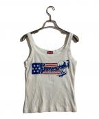 hystericsヒステリックス）の古着「オールド スケートガールタンクトップ」｜ホワイト