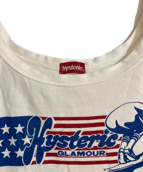 hysterics（ヒステリックス）hysterics (ヒステリックス) オールド スケートガールタンクトップ ホワイト サイズ:FREEの古着・服飾アイテム