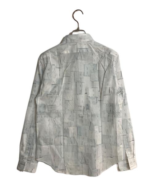 PS Paul Smith（ＰＳポールスミス）PS Paul Smith (ＰＳポールスミス) FABRIC SWATCH PRINT SHIRT/ファブリックスワッチプリントシャツ グリーン サイズ:Mの古着・服飾アイテム