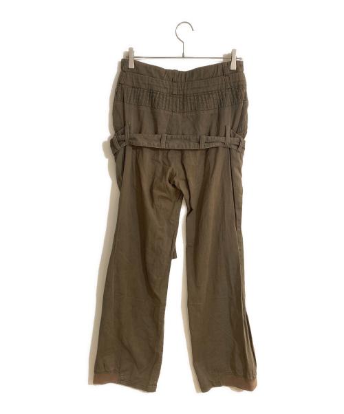 tsumori chisato（ツモリチサト）tsumori chisato (ツモリチサト) アーカイブ ボンテージパンツ カーキ サイズ:2の古着・服飾アイテム