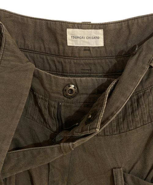 tsumori chisato（ツモリチサト）tsumori chisato (ツモリチサト) アーカイブ ボンテージパンツ カーキ サイズ:2の古着・服飾アイテム