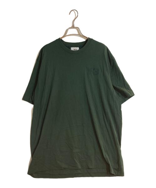 Y-3（ワイスリー）Y-3 (ワイスリー) CL Logo T-shirt/CLロゴ Tシャツ グリーン サイズ:XLの古着・服飾アイテム