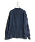 MONKEY TIME (モンキータイム) フィブリル キュプラ ツイル オープンカラー シャツ ブルー サイズ:XL：6000円