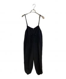 green label relaxing（グリーンレーベルリラクシング）の古着「キャミソール サロペット」｜ブラック