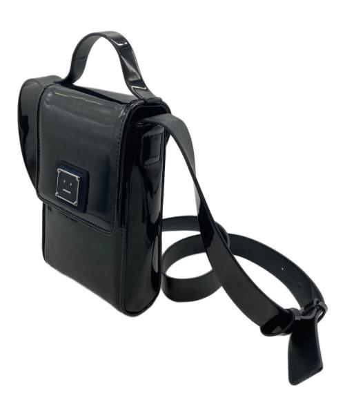 Acne studios（アクネ ストゥディオス）ACNE STUDIOS (アクネ ストゥディオス) ミニクロスボディフェイスバッグ ブラックの古着・服飾アイテム