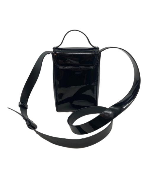 Acne studios（アクネ ストゥディオス）ACNE STUDIOS (アクネ ストゥディオス) ミニクロスボディフェイスバッグ ブラックの古着・服飾アイテム