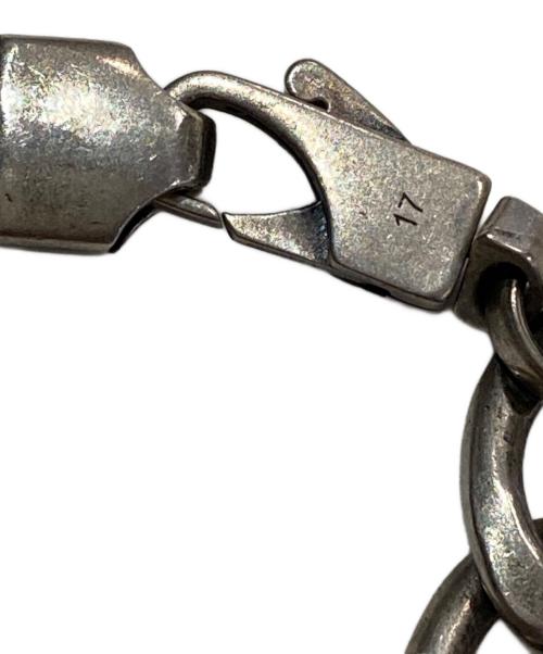 GUCCI（グッチ）GUCCI (グッチ) ロゴプレートブレスレット ブルー サイズ:17の古着・服飾アイテム