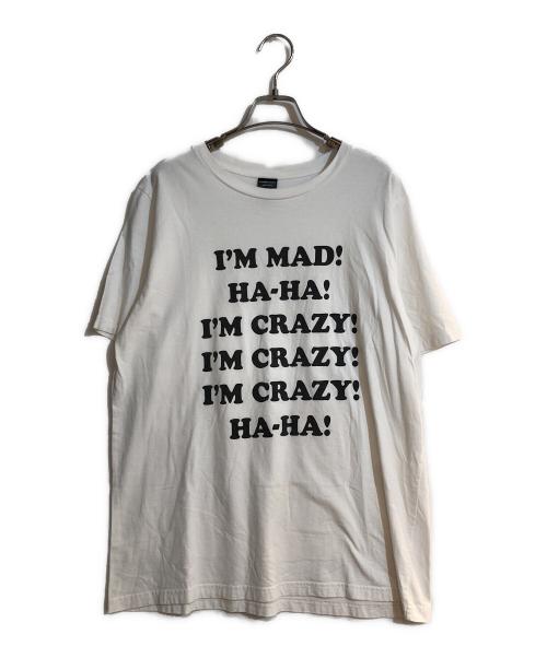 NUMBER (N)INE（ナンバーナイン）NUMBER (N)INE (ナンバーナイン) I’ｍ MAD Tシャツ ホワイト サイズ:4の古着・服飾アイテム