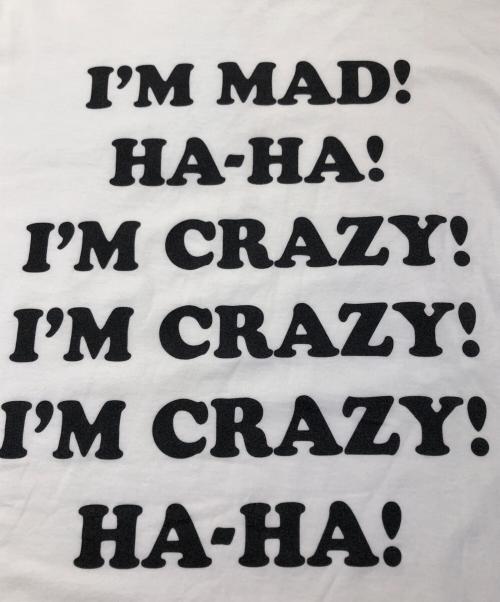 NUMBER (N)INE（ナンバーナイン）NUMBER (N)INE (ナンバーナイン) I’ｍ MAD Tシャツ ホワイト サイズ:4の古着・服飾アイテム