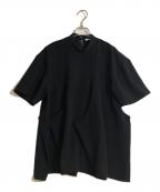 ENFOLDエンフォルド）の古着「SQUARE-HEM PULLOVER/スクエアヘムプルオーバー」｜ブラック