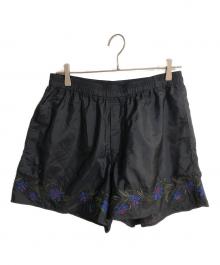 BED J.W. FORD（ベッドフォード）の古着「Embroidery Boxers Shorts」｜ブラック