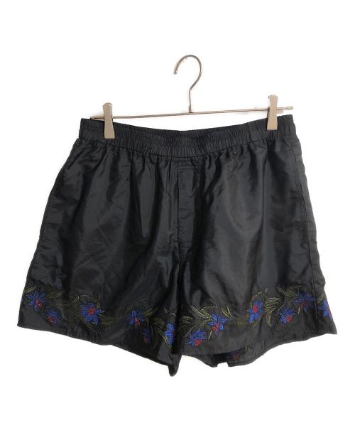 BED J.W. FORD（ベッドフォード）BED J.W. FORD (ベッドフォード) Embroidery Boxers Shorts ブラック サイズ:１の古着・服飾アイテム