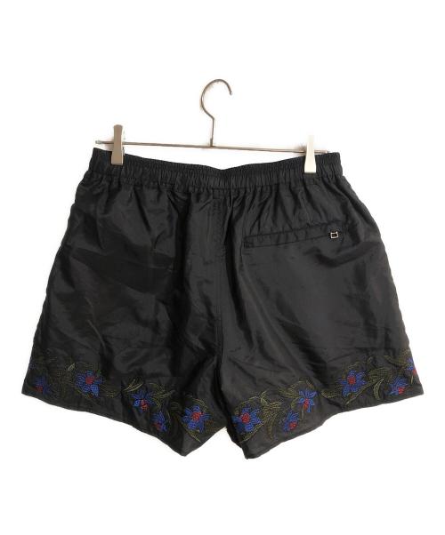 BED J.W. FORD（ベッドフォード）BED J.W. FORD (ベッドフォード) Embroidery Boxers Shorts ブラック サイズ:１の古着・服飾アイテム