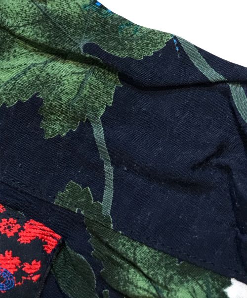 BRU NA BOINNE（ブルーナボイン）BRU NA BOINNE (ブルーナボイン) ALOHA SHIRT ネイビー サイズ:1の古着・服飾アイテム