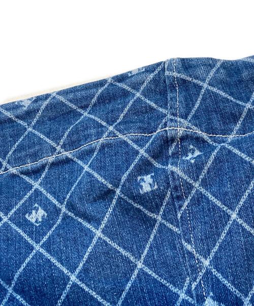 eimy istoire（エイミーイストワール）eimy istoire (エイミーイストワール) デニムフレアミニワンピース インディゴ サイズ:Sの古着・服飾アイテム