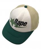 A BATHING APEア ベイシング エイプ）の古着「BAPE STA MESH CAP」｜グリーン
