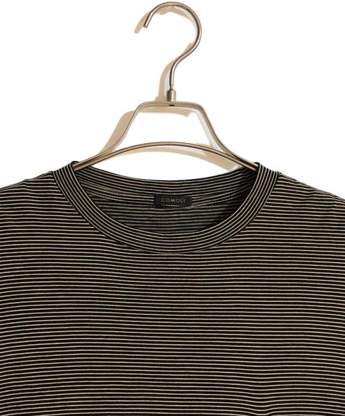 COMOLI（コモリ）COMOLI (コモリ) サマーウール 天竺 Tシャツ ブラウン サイズ:3の古着・服飾アイテム