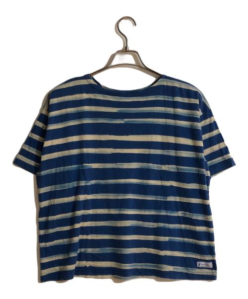 Porter Classic（ポータークラシック）Porter Classic (ポータークラシック) ARTIST BORDER T-SHIRT/アーティストボーダーティーシャツ ブルー サイズ:2の古着・服飾アイテム