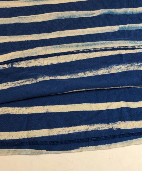 Porter Classic（ポータークラシック）Porter Classic (ポータークラシック) ARTIST BORDER T-SHIRT/アーティストボーダーティーシャツ ブルー サイズ:2の古着・服飾アイテム