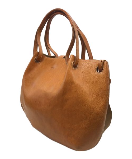 genten（ゲンテン）genten (ゲンテン) エターデトスカ 2WAYバッグ ブラウンの古着・服飾アイテム