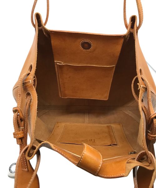 genten（ゲンテン）genten (ゲンテン) エターデトスカ 2WAYバッグ ブラウンの古着・服飾アイテム