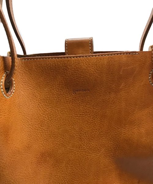 genten（ゲンテン）genten (ゲンテン) エターデトスカ 2WAYバッグ ブラウンの古着・服飾アイテム