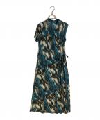 UNITED TOKYOユナイテッドトーキョー）の古着「フィルムアートプリントワンピース」｜ブルー