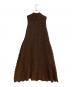 ATELIER MONT KEMMEL (アトリエモンケメル) green label relaxing (グリーンレーベルリラクシング) ノースリーブワンピース ブラウン サイズ:FREE：8000円