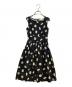 Kate Spade（ケイトスペード）の古着「DOWN THE RABBIT HOLE DAISY DOTLYRIC DRESS」｜ブラック