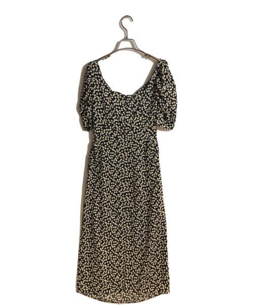 HER LIP TO（ハーリップトゥ）Her lip to (ハーリップトゥ) Cherry Pattern Cache-Coeur One-Piece ブラック サイズ:Mの古着・服飾アイテム