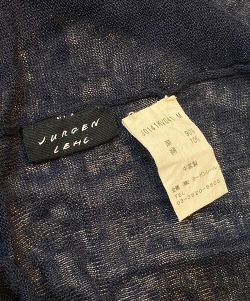 JURGEN LEHL（ヨーガンレール）JURGEN LEHL (ヨーガンレール) リネンブレンドベスト ネイビー サイズ:Mの古着・服飾アイテム