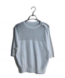 Loulou Willoughby（ルルウィルビー）の古着「ショルダービジュープルオーバー」｜ホワイト