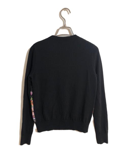 Loulou Willoughby（ルルウィルビー）Loulou Willoughby (ルルウィルビー) ハンカチーフフラワー アンサンブルカーディガン ブラック サイズ:2の古着・服飾アイテム