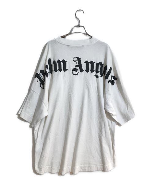 Palm Angels（パーム エンジェルス）Palm Angels (パーム エンジェルス) CLASSIC LOGO OVER TEE/クラシック ロゴ オーバーTシャツ ホワイト サイズ:Lの古着・服飾アイテム