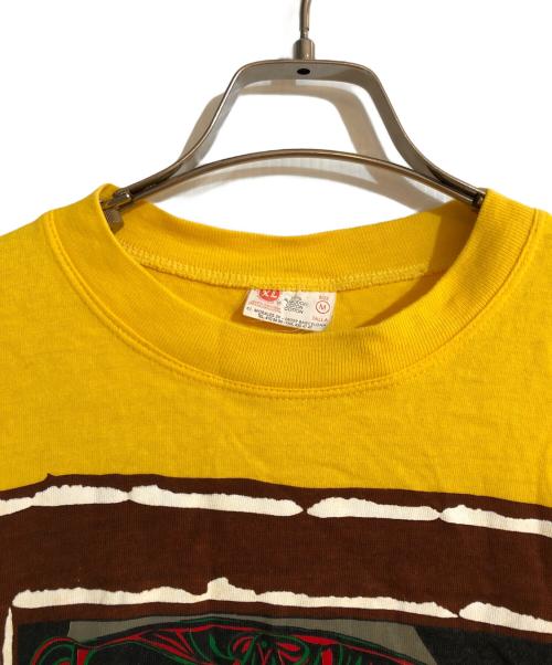 USED（ユーズド）USED (ユーズド) オールドアートTシャツ イエロー サイズ:Mの古着・服飾アイテム