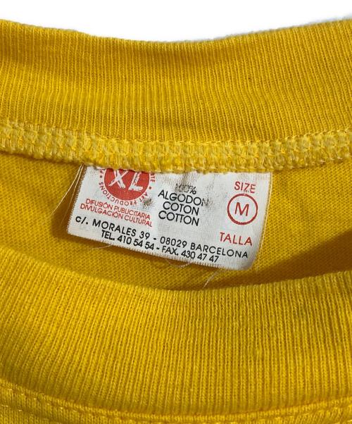 USED（ユーズド）USED (ユーズド) オールドアートTシャツ イエロー サイズ:Mの古着・服飾アイテム