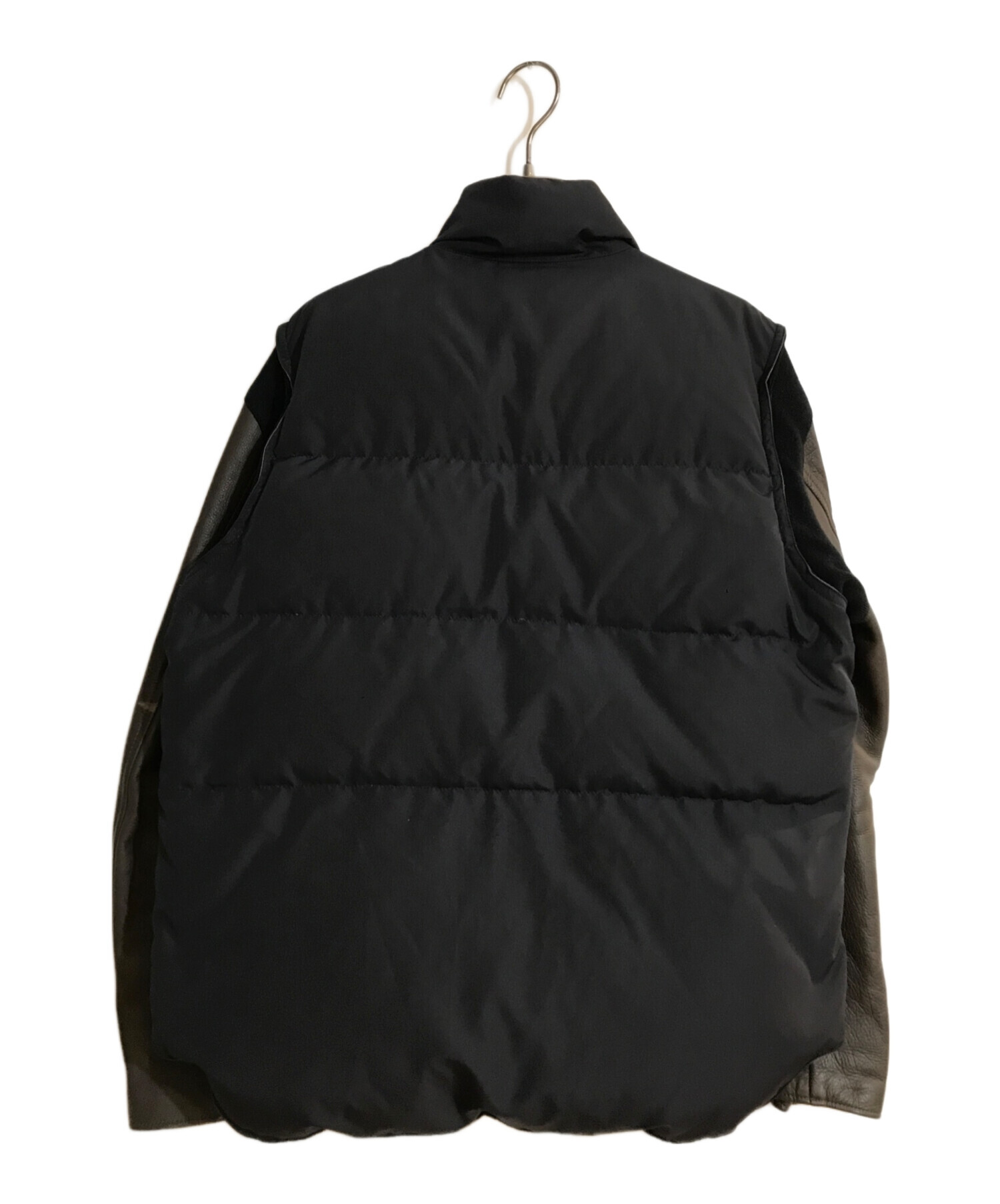 UNDERCOVER (アンダーカバー) 08AW 袖レザー切替 ダウンジャケット 