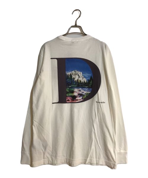 Christian Dior（クリスチャン ディオール）Christian Dior (クリスチャン ディオール) Jack Kerouac 刺繍カットソー ホワイト サイズ:XS 未使用品の古着・服飾アイテム