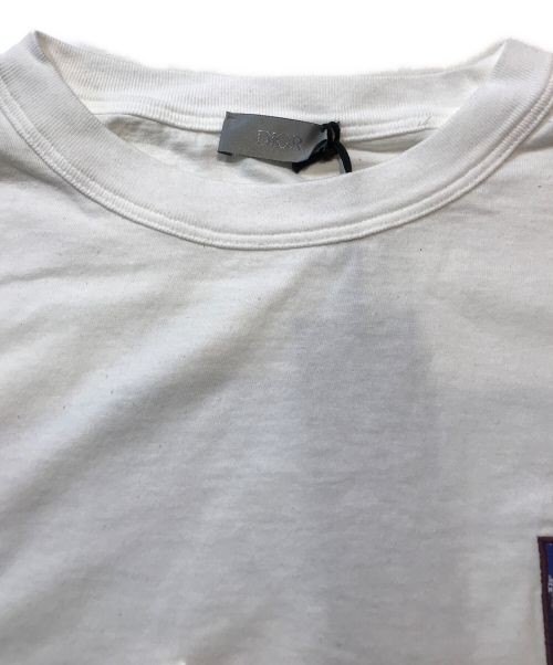 Christian Dior（クリスチャン ディオール）Christian Dior (クリスチャン ディオール) Jack Kerouac 刺繍カットソー ホワイト サイズ:XS 未使用品の古着・服飾アイテム