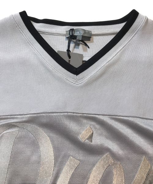 Dior（ディオール）Dior (ディオール) Oversized Long Sleeve T-Shirt Technical Jersey グレー×パープル サイズ:Lの古着・服飾アイテム