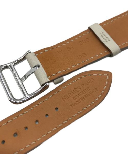 HERMES（エルメス）HERMES (エルメス) アップルウォッチ替エレザーベルト ベージュの古着・服飾アイテム