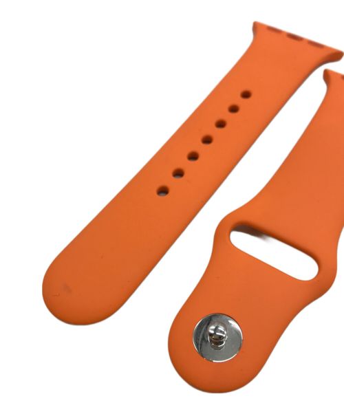 HERMES（エルメス）HERMES (エルメス) アップルォッチ替えラバーベルト オレンジの古着・服飾アイテム