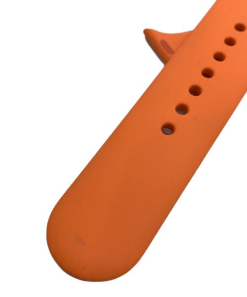 HERMES（エルメス）HERMES (エルメス) アップルォッチ替えラバーベルト オレンジの古着・服飾アイテム