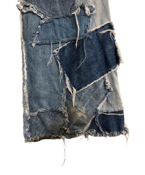 mnml（ミニマル）mnml (ミニマル) B424 Patch Flare Denim インディゴ サイズ:28の古着・服飾アイテム