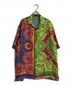 VERSACEヴェルサーチェ）の古着「シルク半袖シャツ」｜マルチカラー